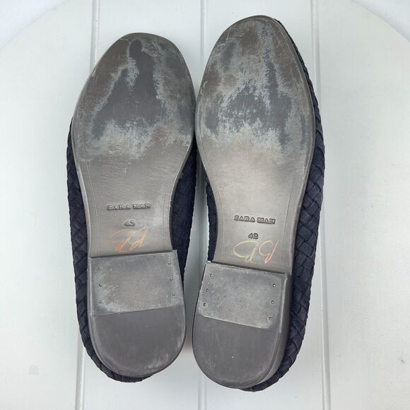 Zara Man Loafers Mens Size 10 / 43 Black Comfort Slip On Shoes Casual - Picture 6 of 6